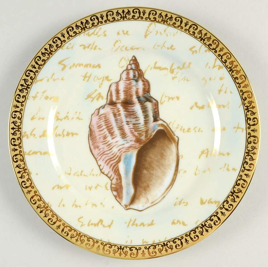 Gold Buffet Salad Plate by Royal Gallery-1