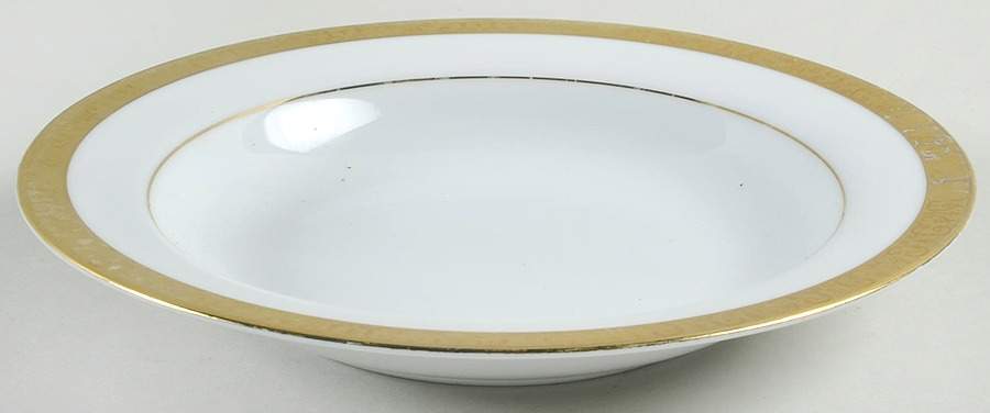 Gold Buffet Large Rim Soup Bowl by Royal Gallery-1