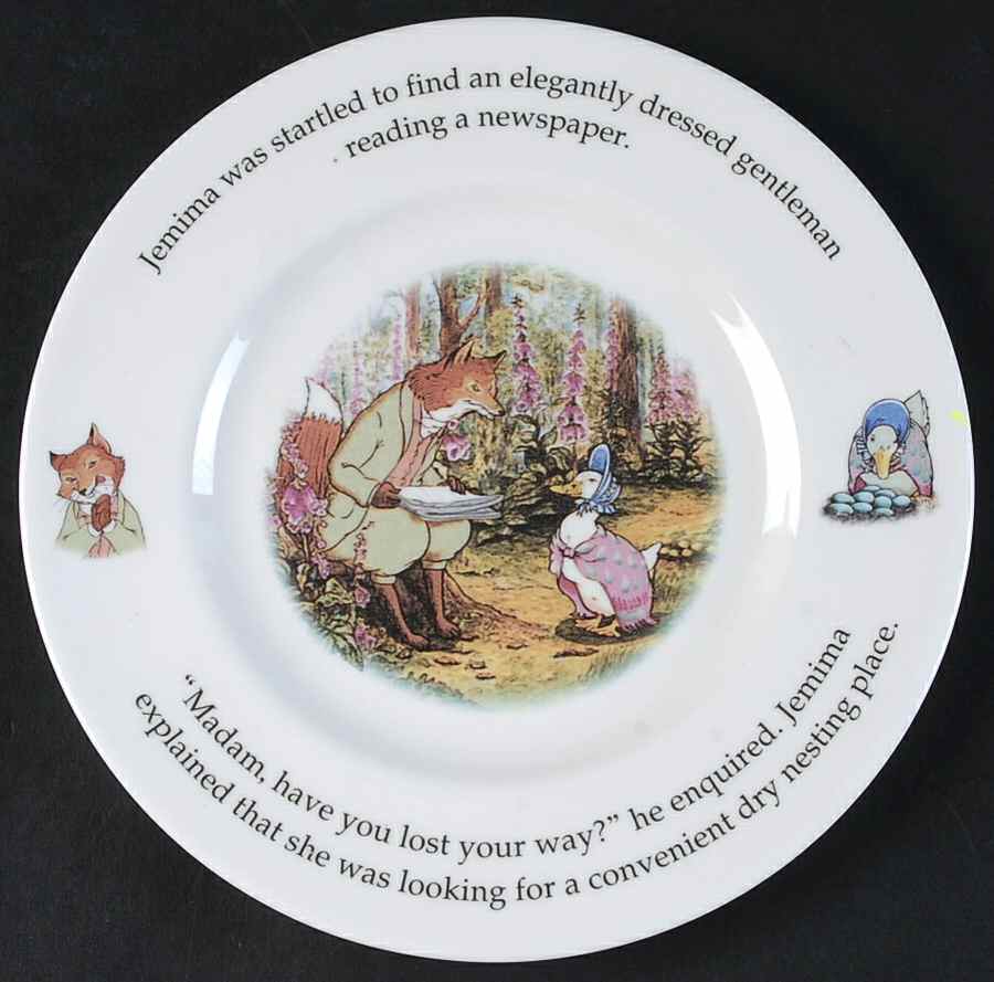World of Beatrix Potter Child's Plate by Royal Doulton-1
