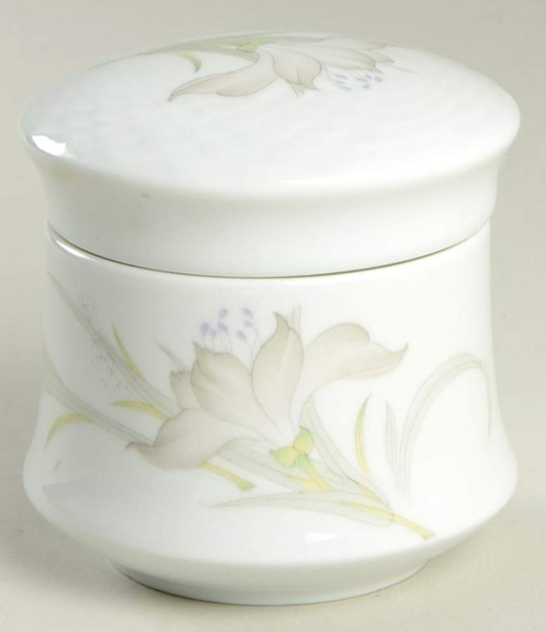 Daffodil (Extra Small Flowers) Sugar Bowl & Lid by Renoir-1