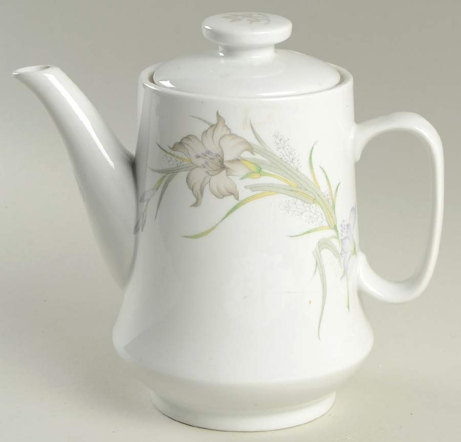 Daffodil (Extra Small Flowers) Coffee Pot & Lid by Renoir-1