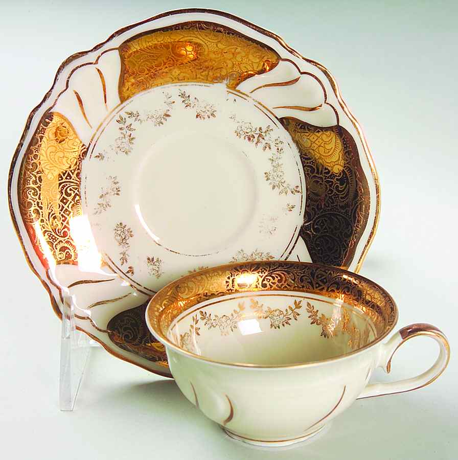 R802 Flat Demitasse Cup & Saucer Set by Rosenthal - Continental-1