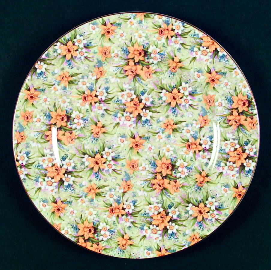 Richmond (Intro 2000, Bone) Dinner Plate by Royal Winton-1