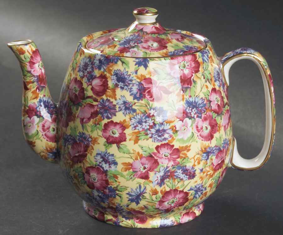 Royalty (Bone, Circa 1995) Countess Teapot & Lid by Royal Winton-1
