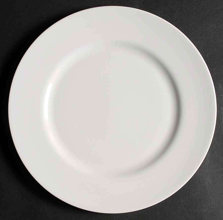 Tempo White Dinner Plate by Royal Worcester-1