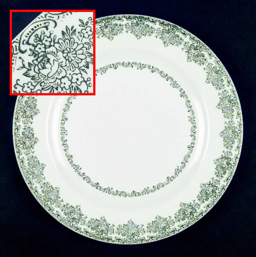 RYL127 Dinner Plate by Royal (USA)-1