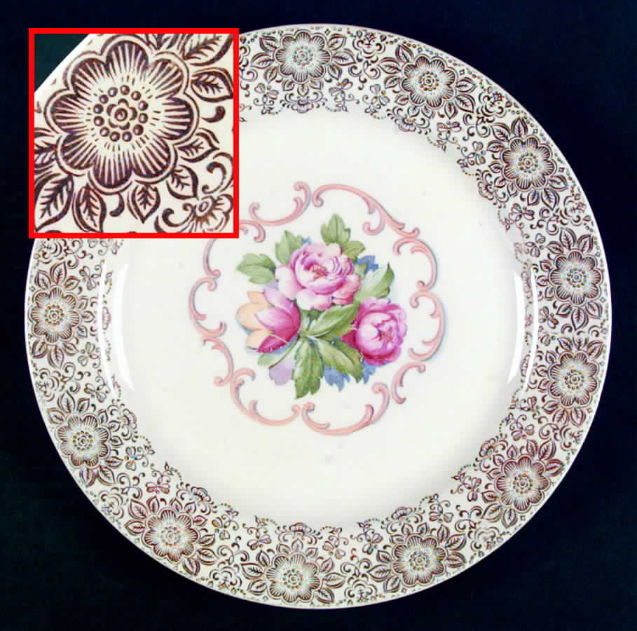 Glamour Dinner Plate by Royal (USA)-1