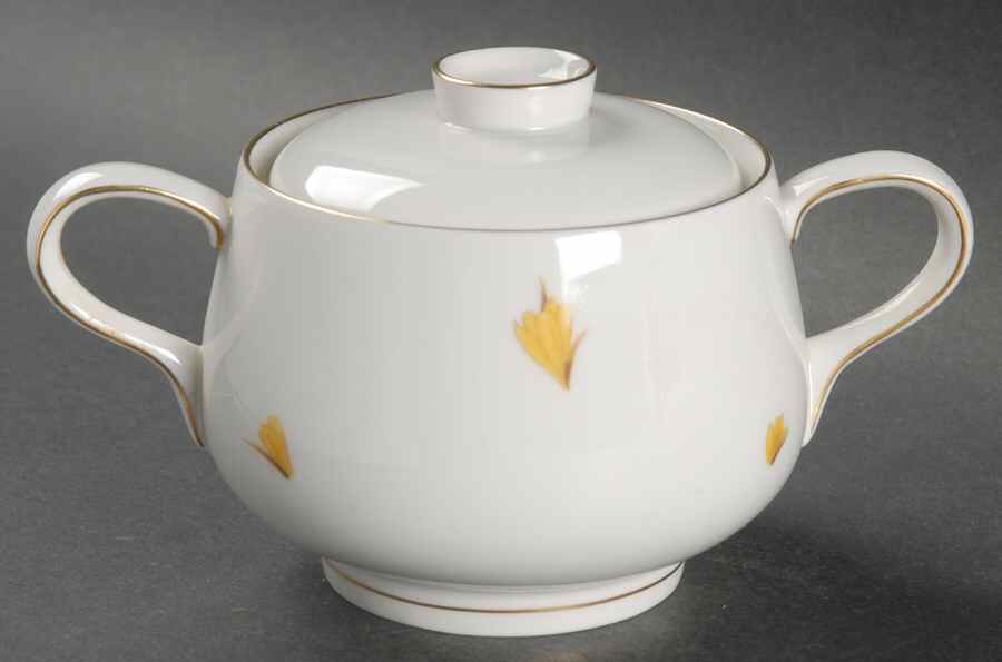 Golden Crocus Sugar Bowl & Lid by Rosenthal - Continental-1