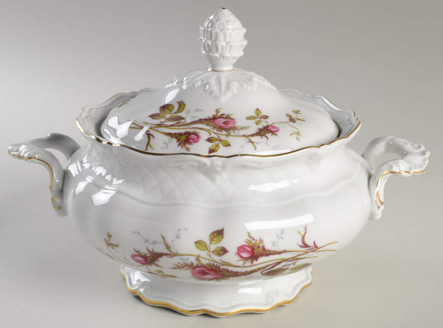 Rose Brier Round Covered Vegetable by Royal Heidelberg-1
