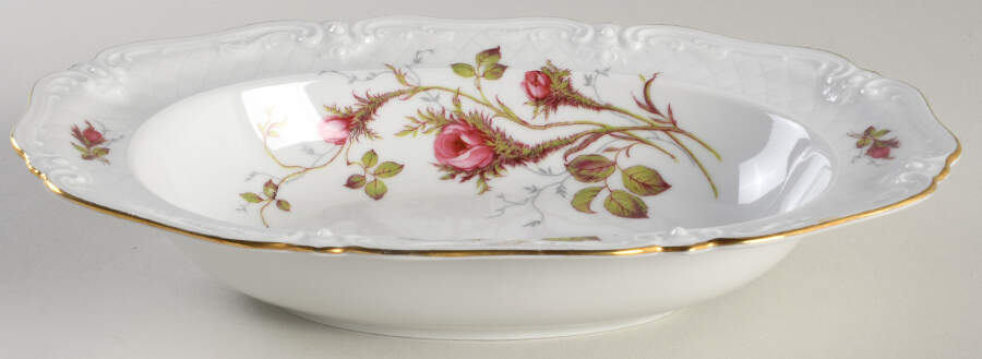 Rose Brier 10" Oval Vegetable Bowl by Royal Heidelberg-1