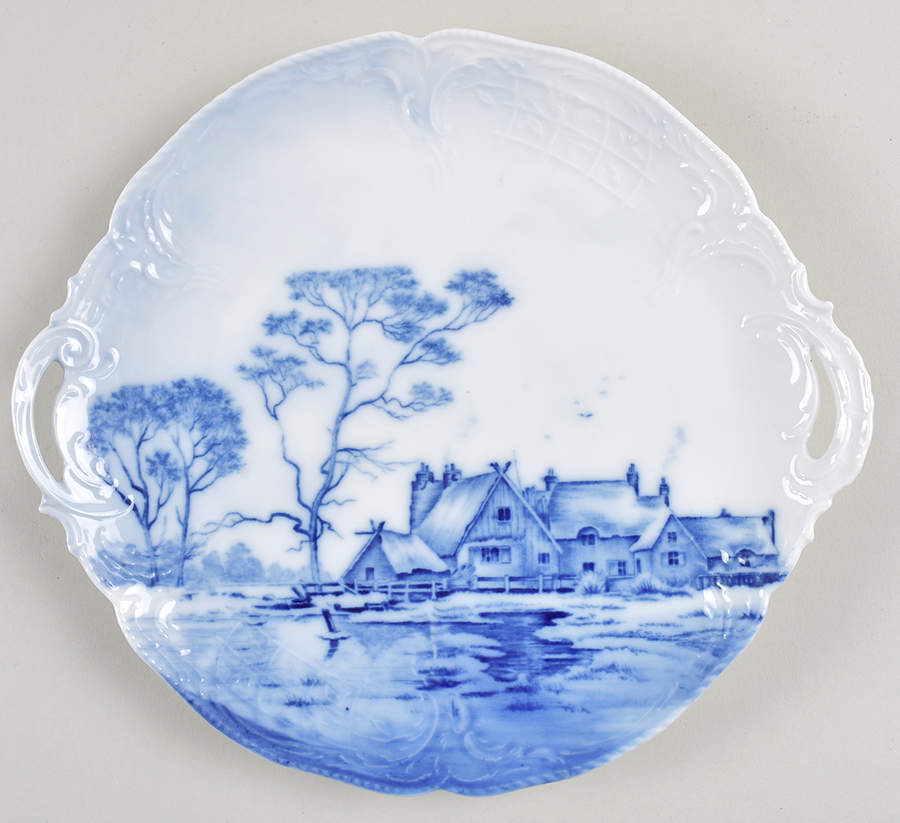 Delft Sanssouci Handled Cake Plate by Rosenthal - Continental-1