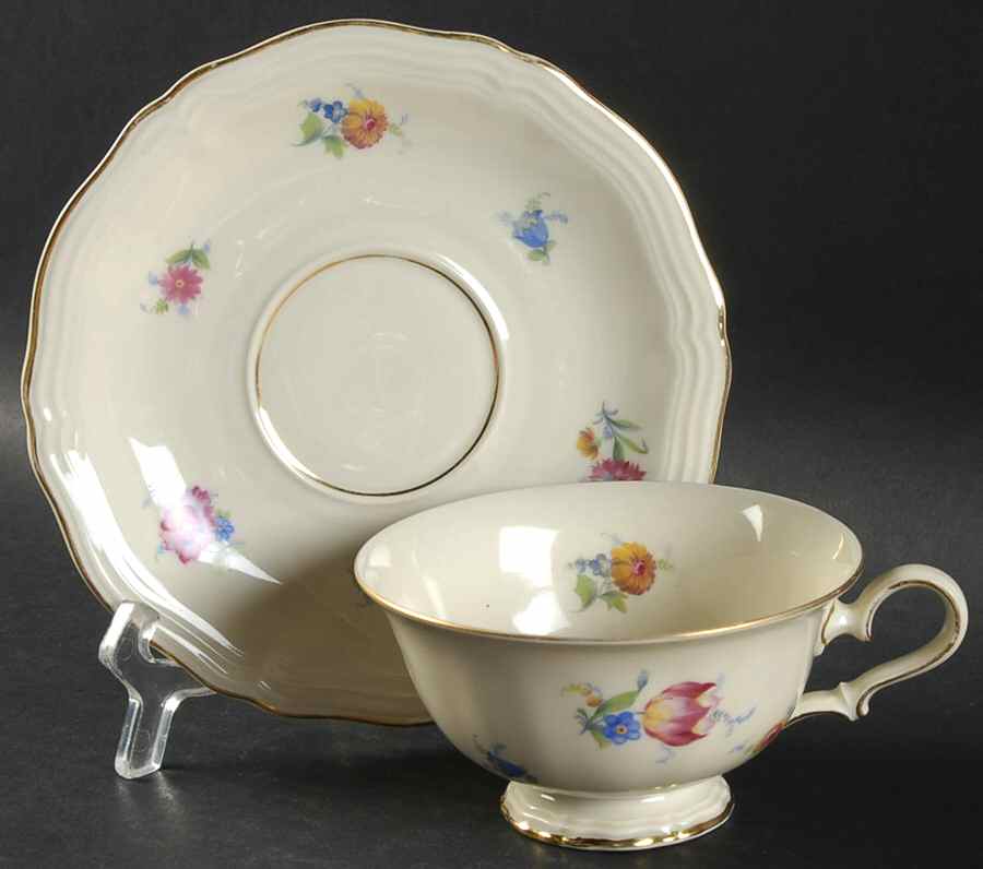 R807 Footed Cup & Saucer Set by Rosenthal - Continental-1