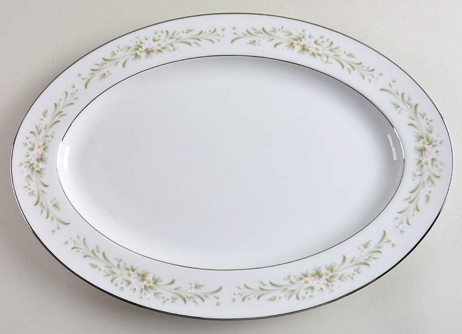 Larksong 14" Oval Serving Platter by Royal Prestige-1