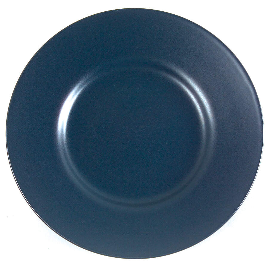Garcia Navy Blue (Matte) Dinner Plate by Retroneu-1