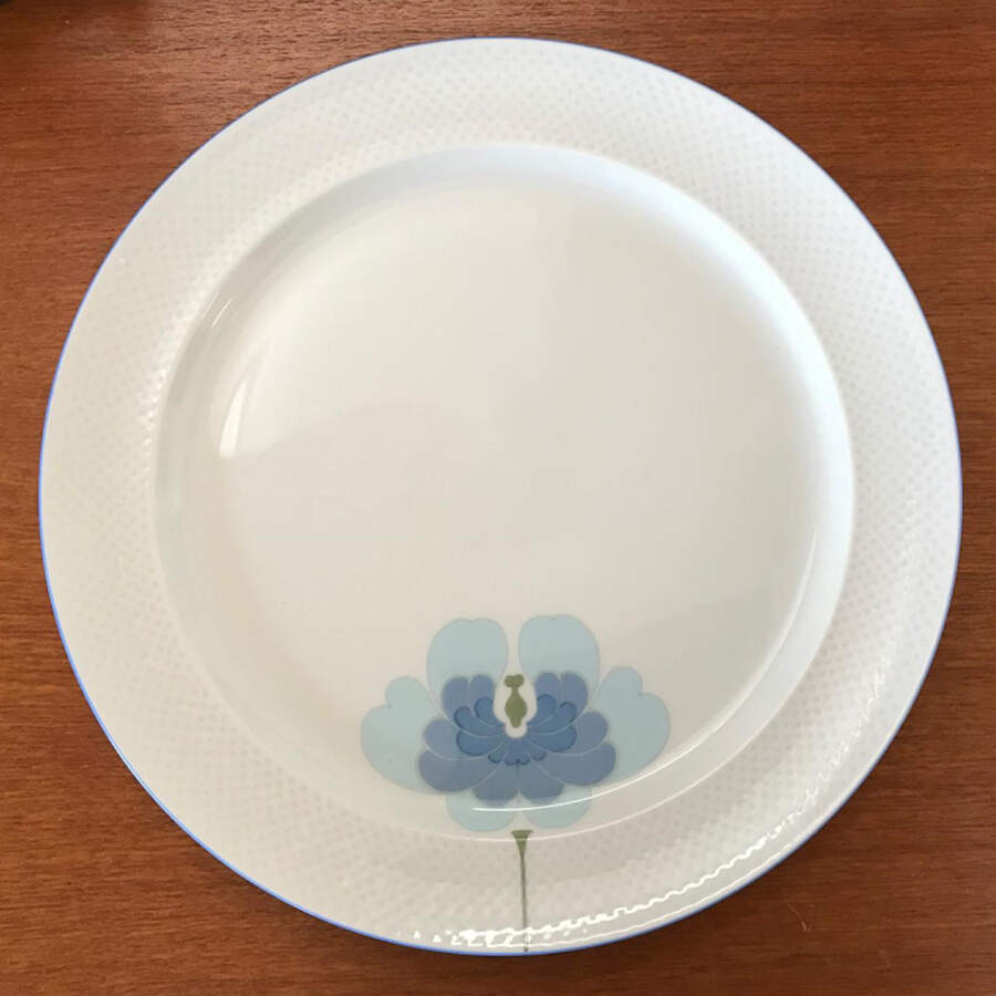 Blue Flower (Century Shape, Rim) Dinner Plate by Rosenthal - Continental-1