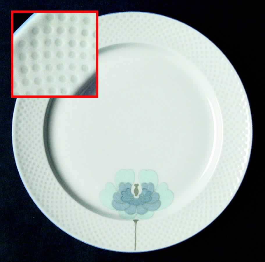 Blue Flower (Century Shape, Rim) Bread & Butter Plate by Rosenthal - Continental-1