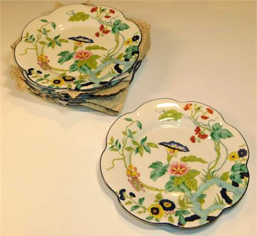 Paradis Bleu Dessert/Pie Plate by Royal Limoges-1