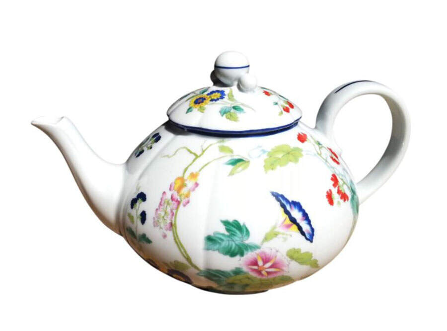Paradis Bleu Teapot & Lid by Royal Limoges-1