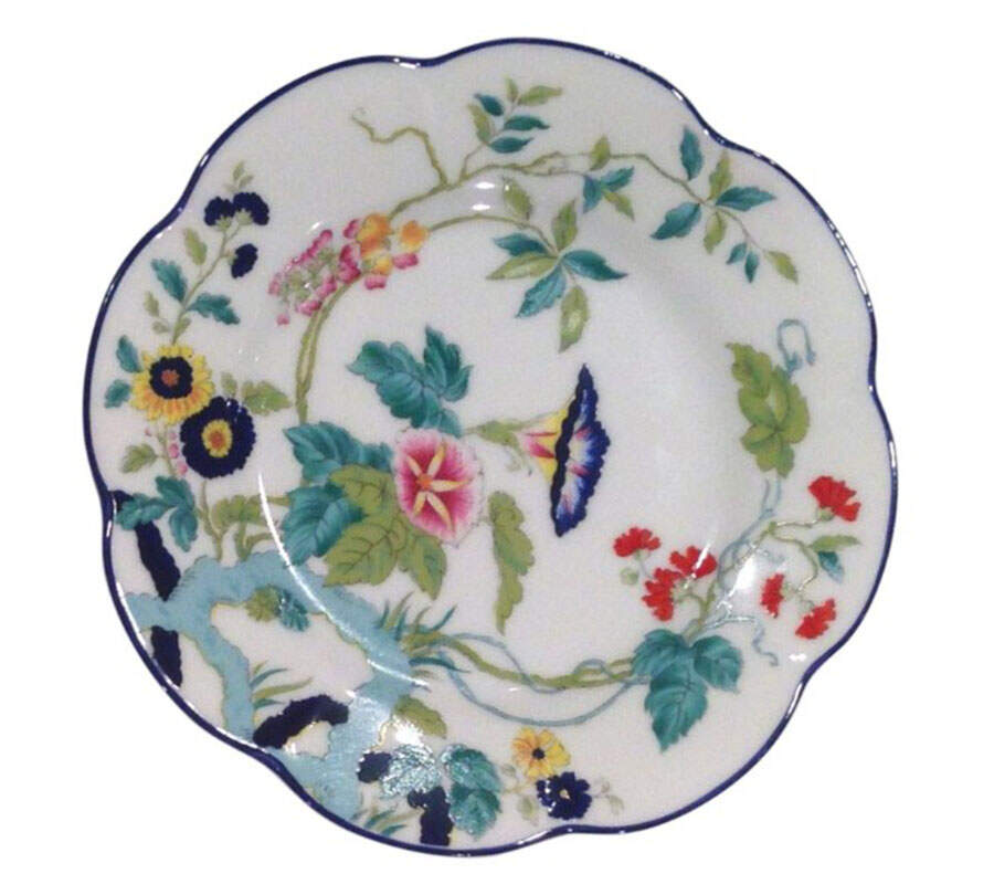 Paradis Bleu Bread & Butter Plate by Royal Limoges-1