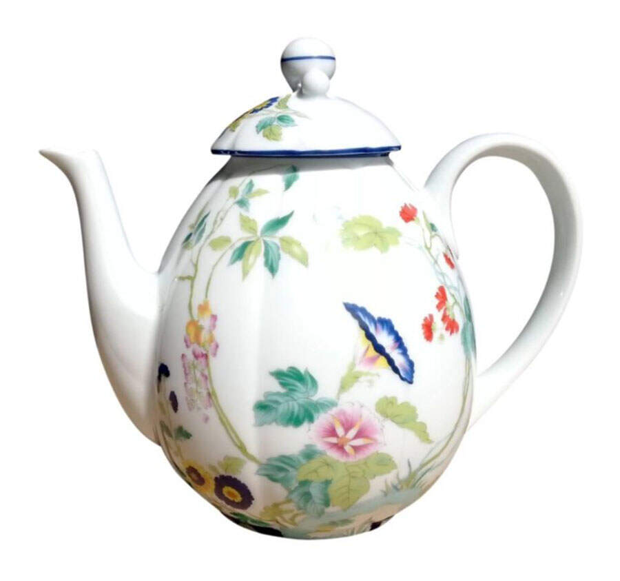 Paradis Bleu Coffee Pot & Lid by Royal Limoges-1