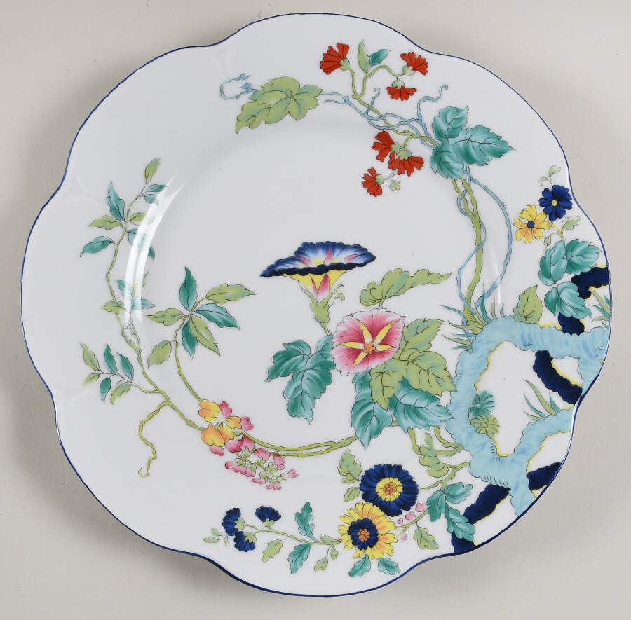 Paradis Bleu Dinner Plate by Royal Limoges-1