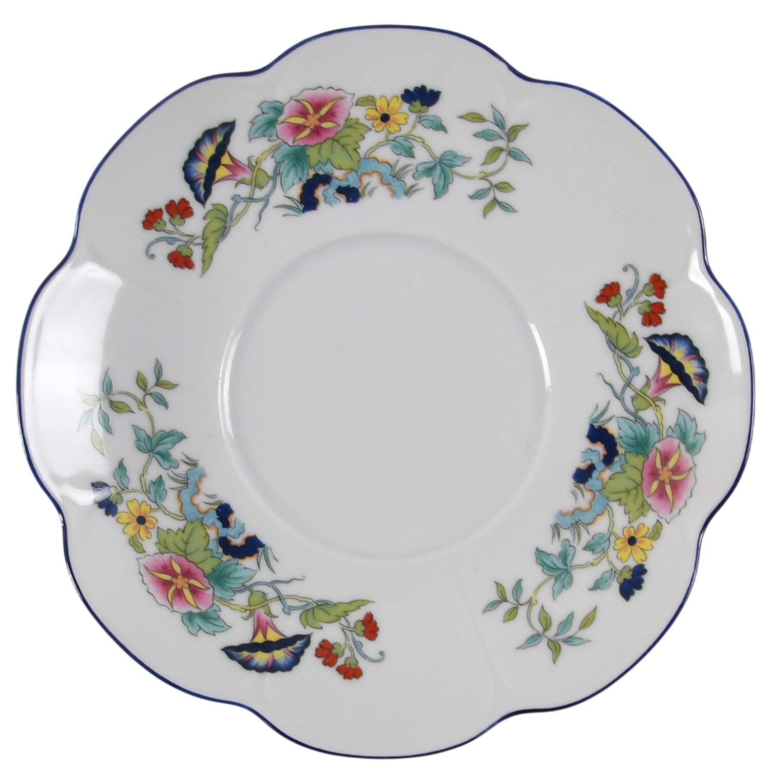 Paradis Bleu Saucer for Breakfast Cup by Royal Limoges-1