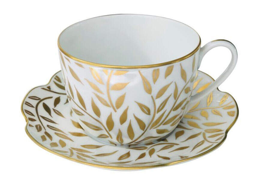 Olivier Gold Breakfast Cup & Saucer Set by Royal Limoges-1