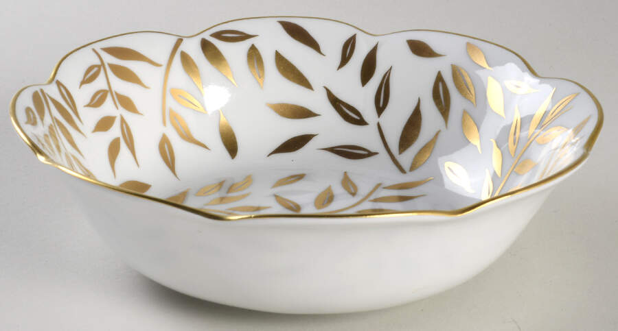 Olivier Gold Soup/Cereal Bowl by Royal Limoges-1