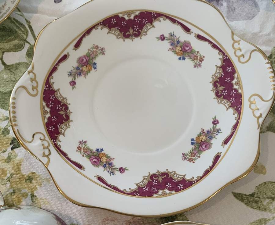 677 Handled Cake Plate by Royal Tara-1