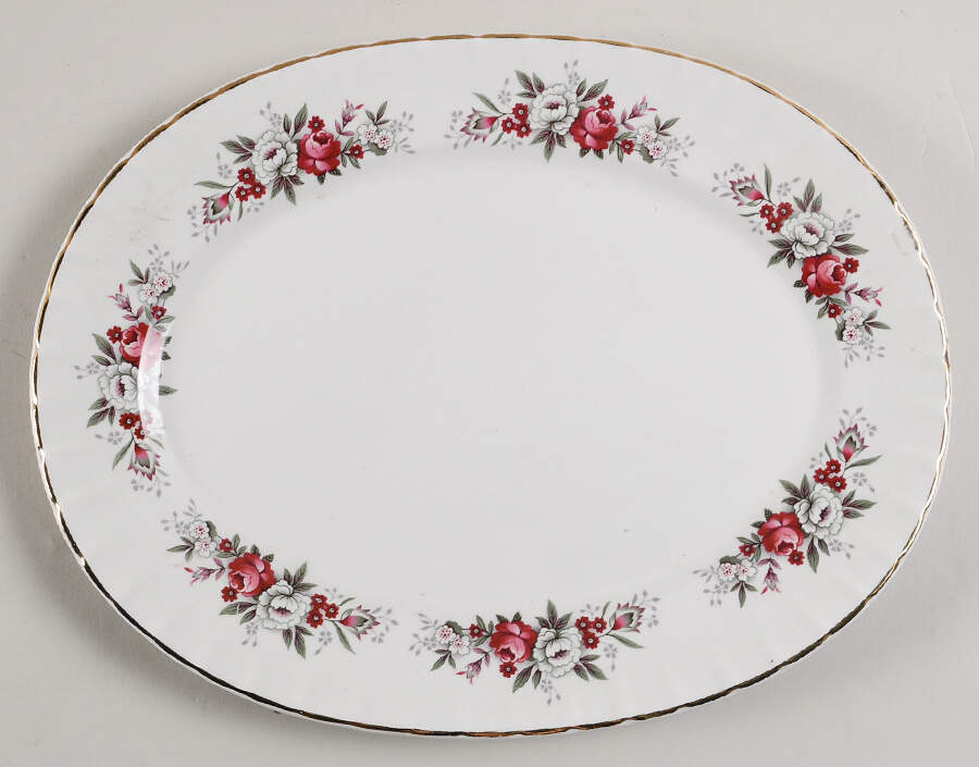 Mirandy 10" Oval Serving Platter by Ridgway (Ridgways)-1