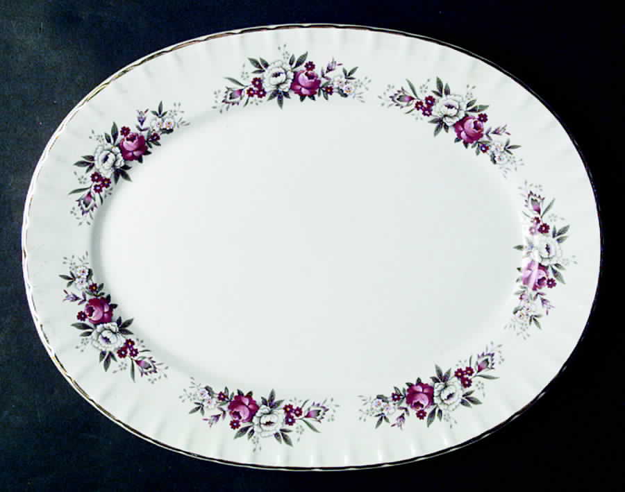 Mirandy 12" Oval Serving Platter by Ridgway (Ridgways)-1