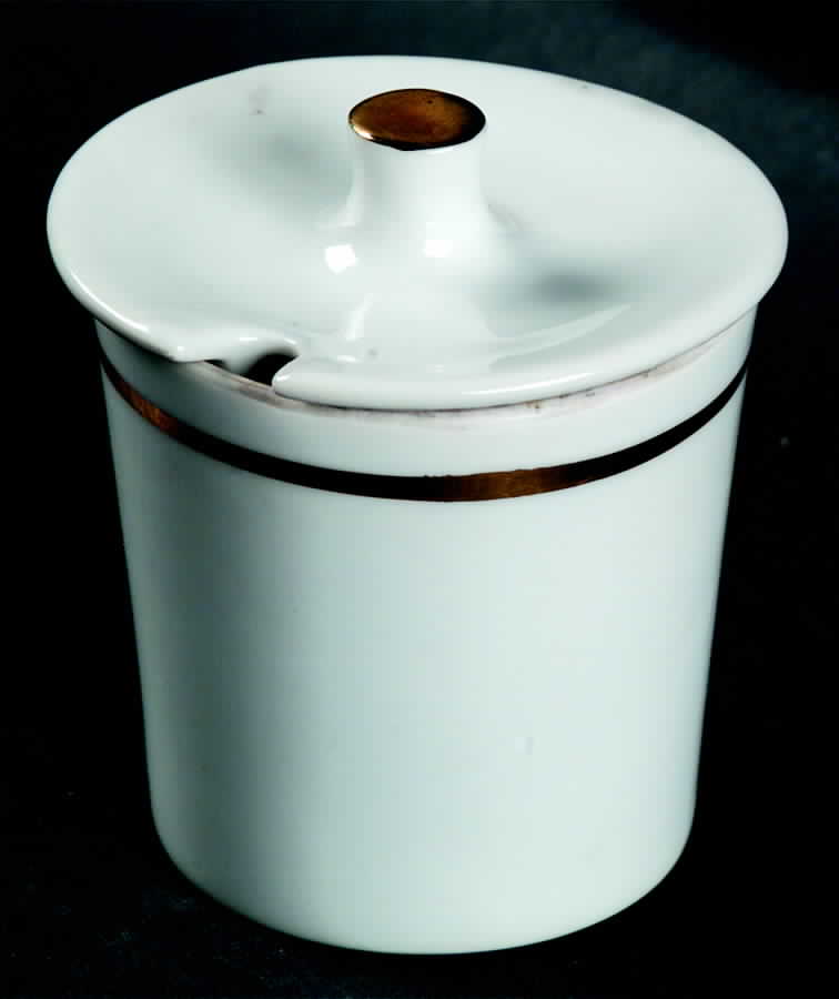 RW85 Mustard Jar & Lid by Royal Worcester-1