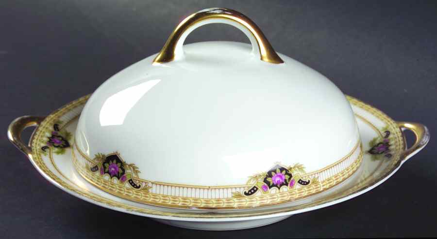 Belmont Round Covered Butter by Royal Bayreuth-1