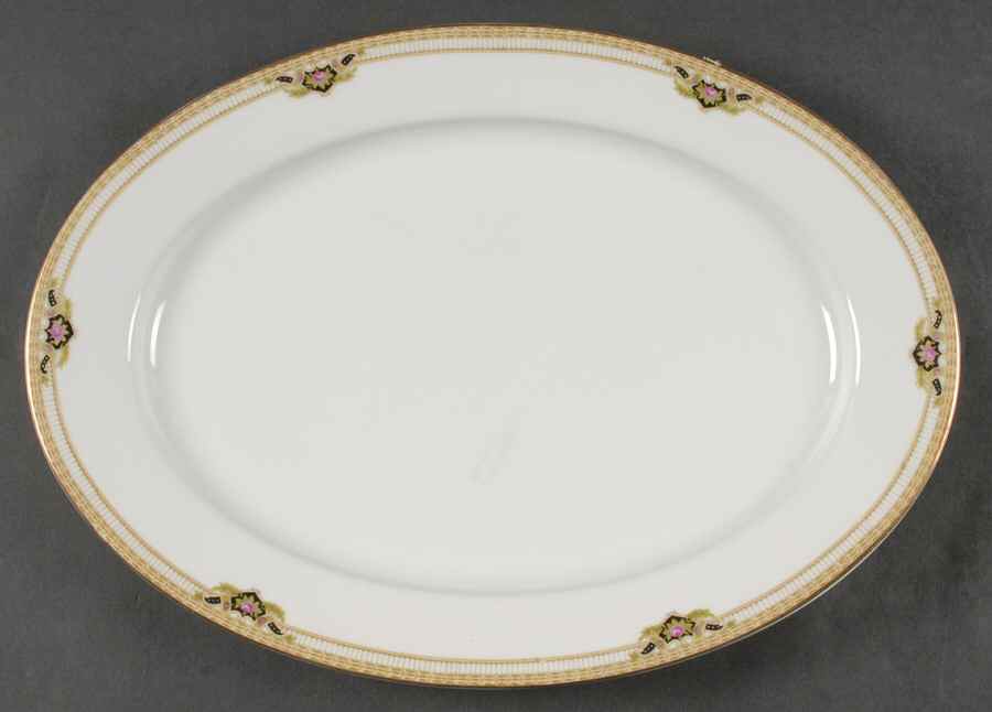 Belmont 14" Oval Serving Platter by Royal Bayreuth-1