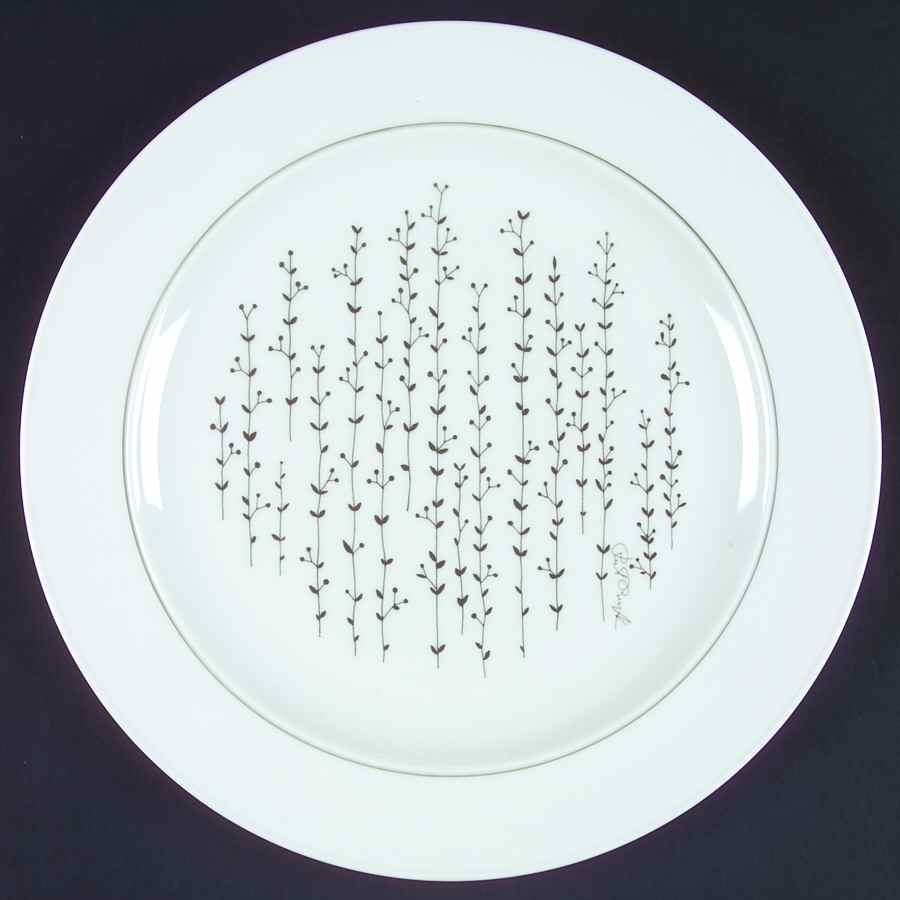 Polar Blume Dinner Plate by Rosenthal - Continental-1