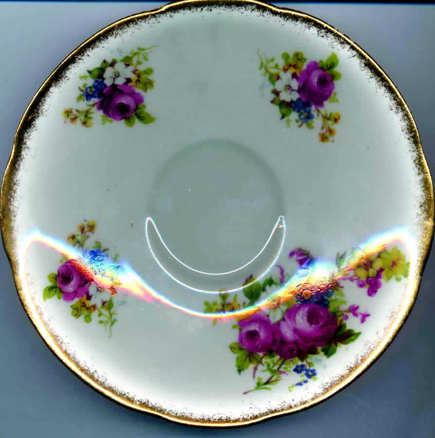 Rose Bouquet Saucer by Royal Standard-1
