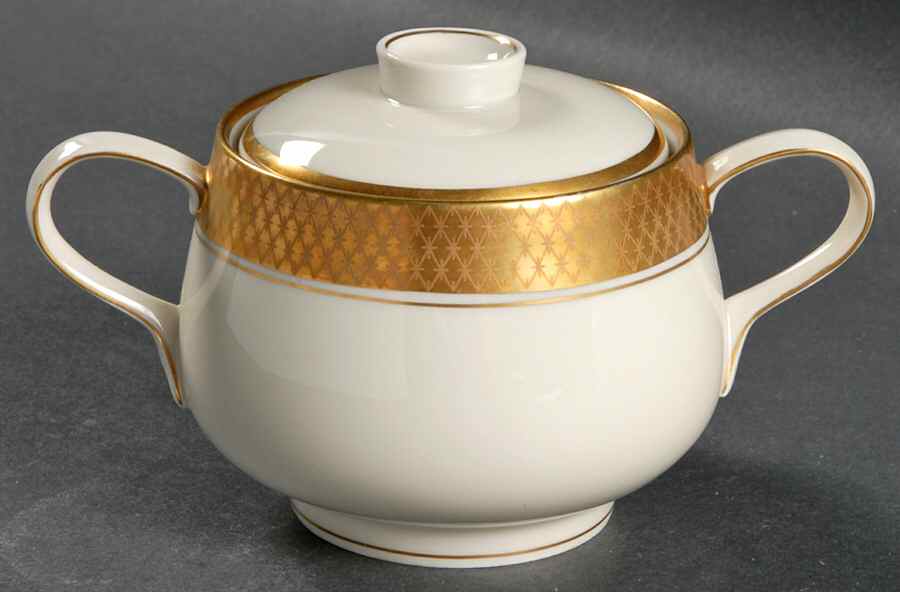 Golden Brocade Sugar Bowl & Lid by Rosenthal - Continental-1