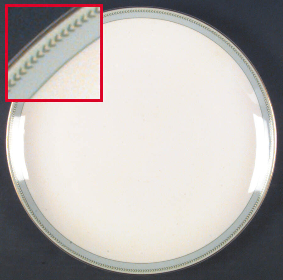 Etienne (Gold Trim) 13" Chop Plate (Round Platter) by Royal Doulton-1