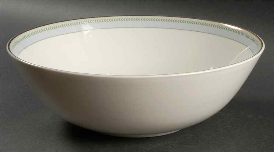 Etienne (Gold Trim) 10" Large Salad Serving Bowl by Royal Doulton-1