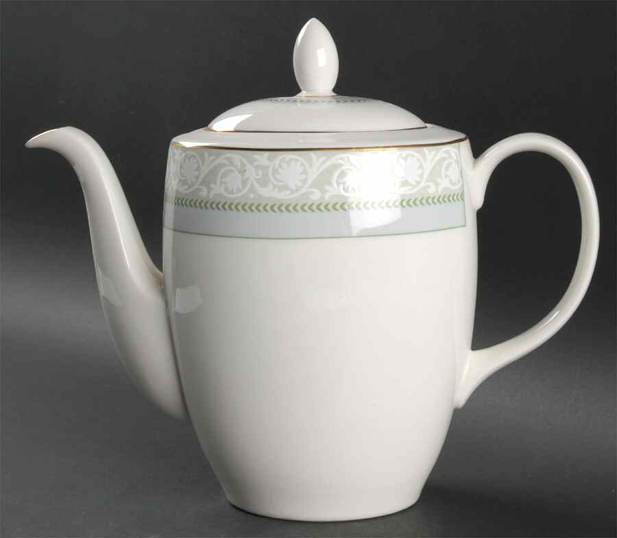 Etienne (Gold Trim) Coffee Pot & Lid by Royal Doulton-1