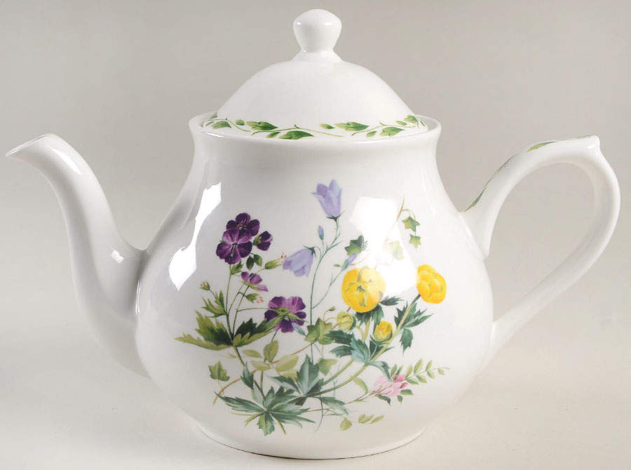 The Garden Teapot & Lid by Rosina-Queens-1