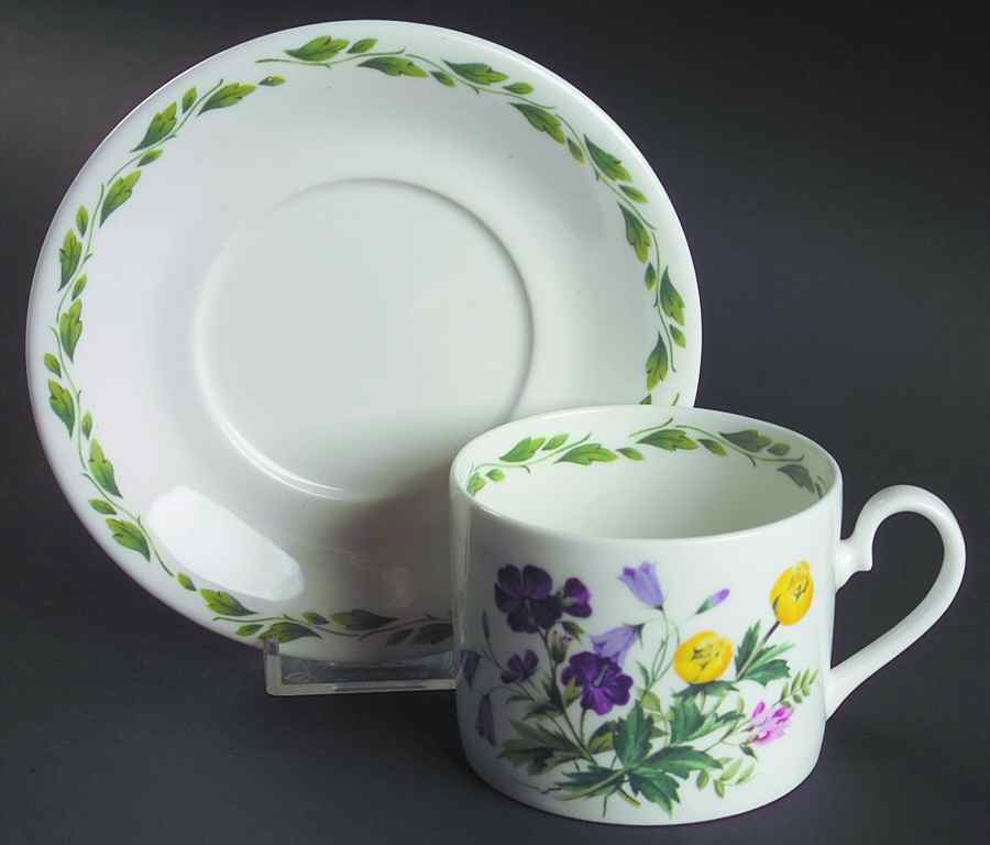 The Garden Flat Cup & Saucer Set by Rosina-Queens-1