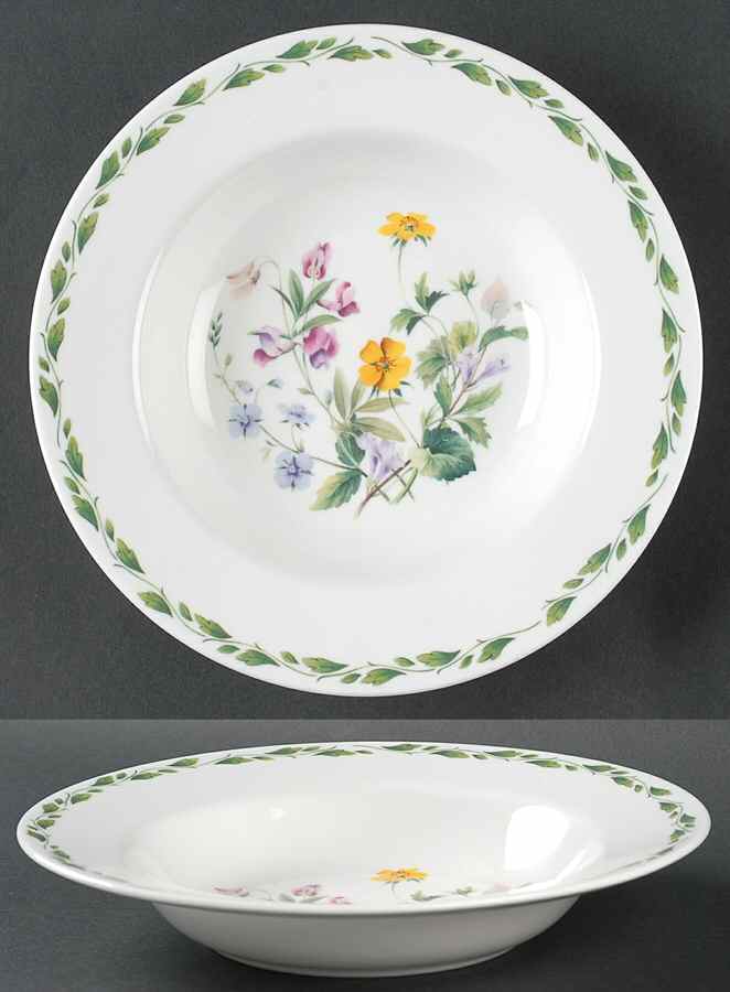 The Garden Rim Soup Bowl by Rosina-Queens-1