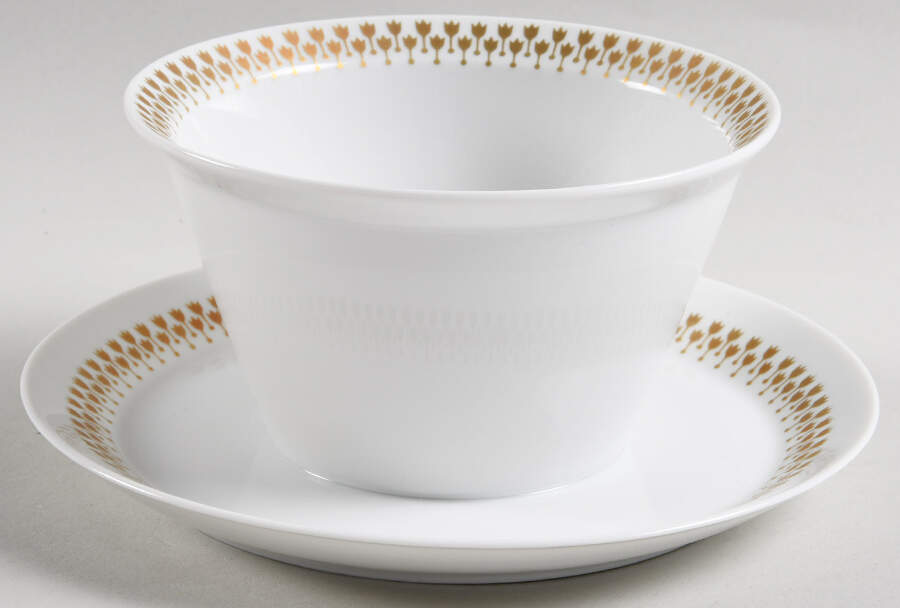 Empresse Gravy Boat with Attached Underplate by Rosenthal - Continental-1