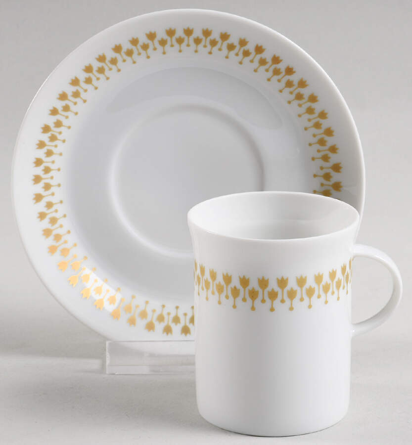 Empresse Flat Demitasse Cup & Saucer Set by Rosenthal - Continental-1