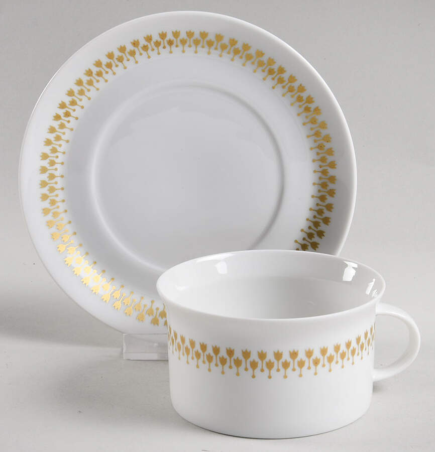 Empresse Flat Cup & Saucer Set by Rosenthal - Continental-1
