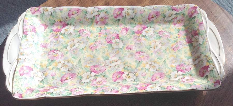 Poppies Large Sandwich Tray by Ridgway (Ridgways)-1