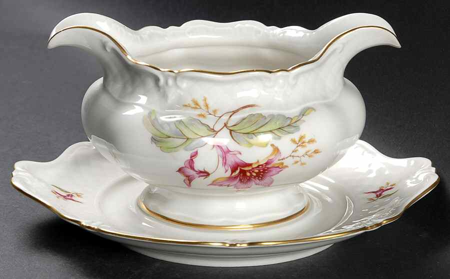 01157 Gravy Boat with Attached Underplate by Royal Heidelberg-1