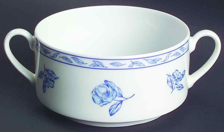 Blue Elegance Flat Cream Soup Bowl by Rosenthal - Continental-1