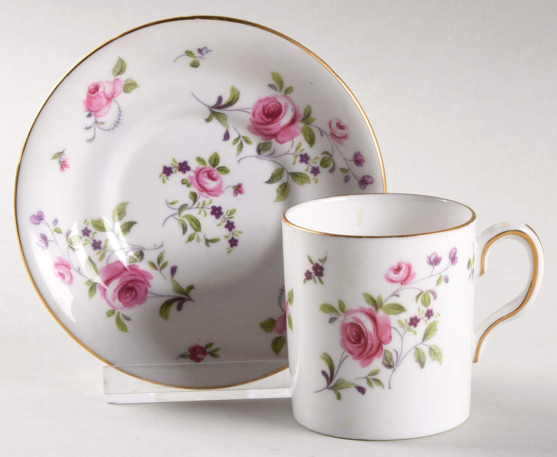 RCH22 Flat Demitasse Cup & Saucer Set by Royal Chelsea-1